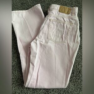 ASOS Design soft pink fade jeans slight flare size 30